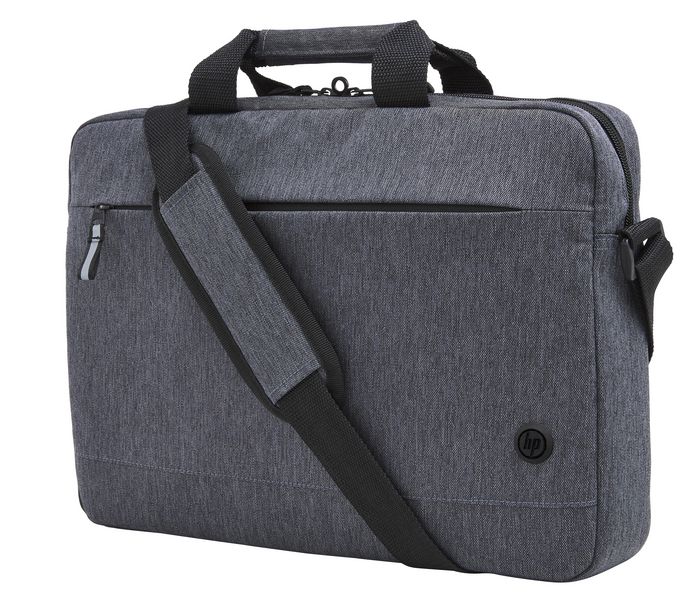 HP Prelude Pro Sacoche Ordinateur Portable 15.6 Pouces - Tissu Recyclé, Compartiment Rembourré, Sangle Réglable et Passe-Câble