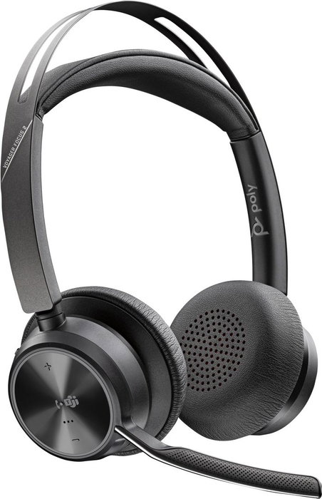 Poly (HP) Voyager Focus 2 Micro-casque avec Bouton Teams Dédié - Certifié Microsoft Teams - Annulation Active du Bruit (ANC) - Compatible Zoom - Connexion USB-A Poly (HP) Voyager Focus 2 Micro-casque avec Bouton Teams Dédié - Certifié Microsoft Teams - Annulation Active du Bruit (ANC) - Compatible Zoom - Connexion USB-A
