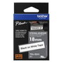 Brother Ruban TZe-S241 Noir sur Blanc 18 mm x 8 m