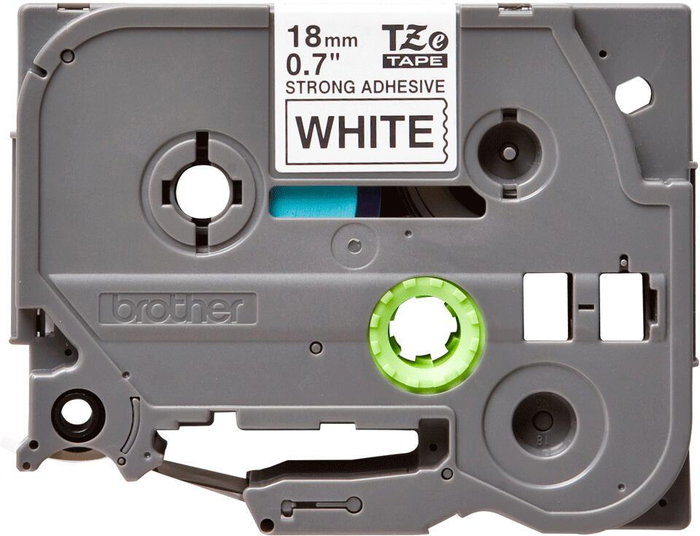 Brother Ruban TZe-S241 Noir sur Blanc 18 mm Brother Ruban TZe-S241 Noir sur Blanc 18 mm