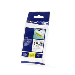 Brother TZE-S241 / TZES241 Ruban d'étiqueteuse, impression noir sur blanc