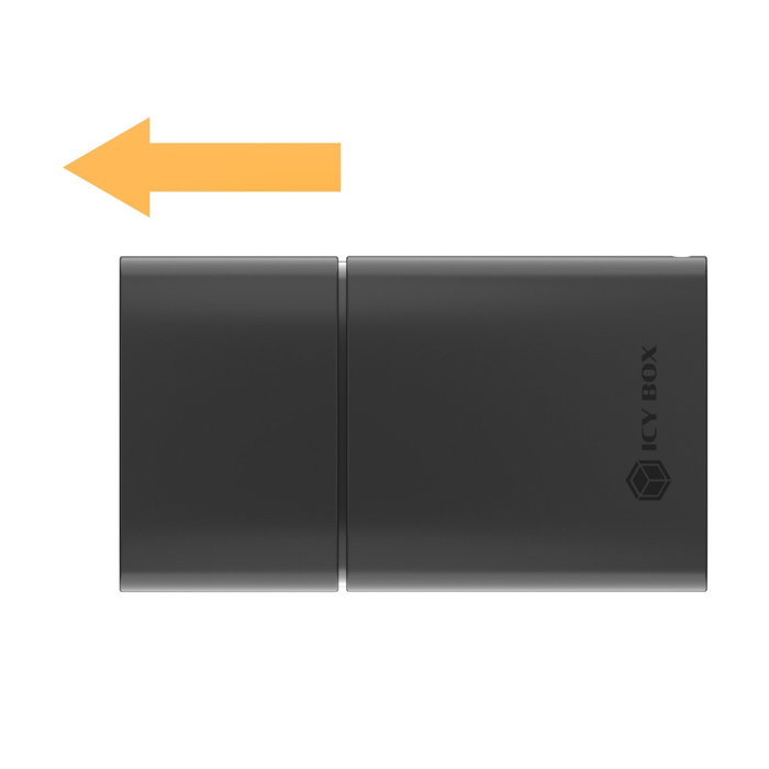 Icy ICY BOX IB-CR204-CU3 Lecteur de cartes 2-en-1 USB 3.2 Gen 1 Icy ICY BOX IB-CR204-CU3 Lecteur de cartes 2-en-1 USB 3.2 Gen 1