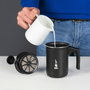 Bialetti Perffetto Crema Mousseur à lait manuel - 330 ml - Noir