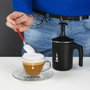 Bialetti Perffetto Crema Mousseur à lait manuel - 330 ml - Noir