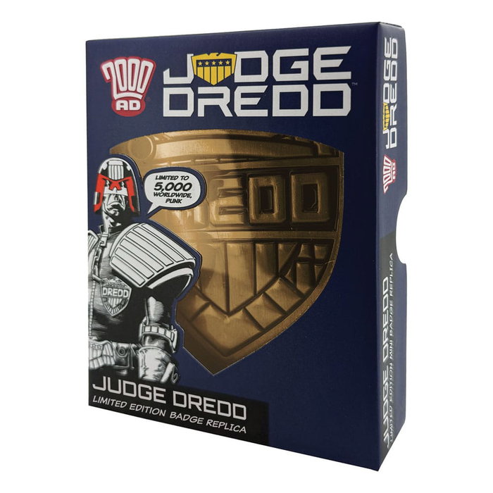 FaNaTtik Réplique Judge Dredd Badge Limited Edition 2000 AD