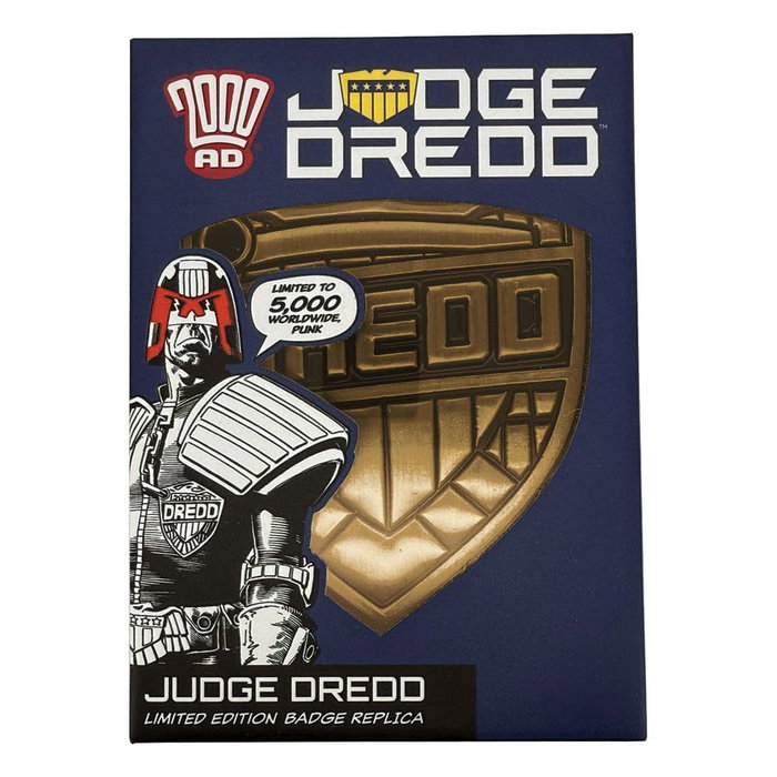 FaNaTtik Réplique Judge Dredd Badge Limited Edition 2000 AD