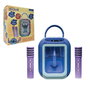Lexibook Karaoke Bluetooth Stich avec 2 microphones sans fil - Boîte à sons et lumières (Plastique/Métal, 11.5x10x18 cm)