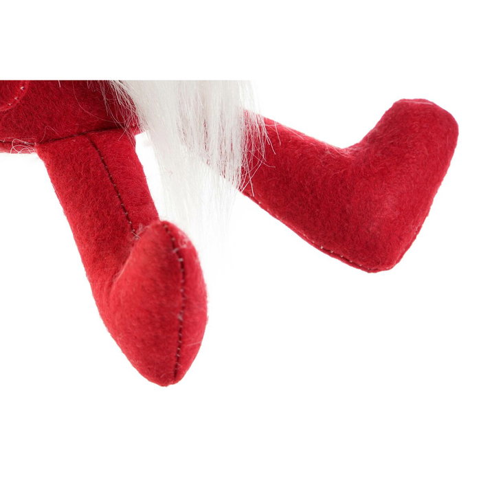 Décorations de Noël DKD Home Decor Blanc Rouge Gnome 10 x 10 x 40 cm (2 Unités)