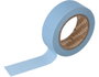 Innspiro Cinta masking tape Washi bleu clair 15mm x 10m Serie Lisos Básicos