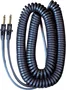 EBS Curly Square Câble d'instrument en spirale Jack-Jack 7,6 m