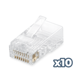 Phasak PHK 45C6 Connecteur RJ45 Cat.6 UTP (Pack de 10)