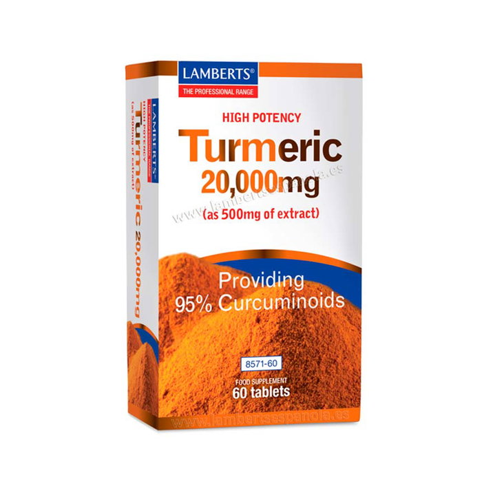 Cúrcuma O Turmeric 20.000 Mg. 60 Caps. Cúrcuma O Turmeric 20.000 Mg. 60 Caps.