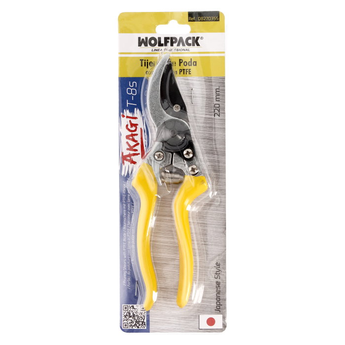 WOLFPACK LINEA PROFESIONAL Tijera de poda Katsumoto 220 mm