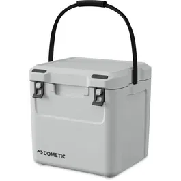 Dometic Cool Ice CI 28 - Glacière isotherme 28L, rotomoulée, maintient le froid plusieurs jours, pour 32 canettes, bouteilles de vin, aventure plein air - Mist