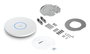 Ubiquiti Point d'Accès WiFi 7 Ceiling-mounted, 6 GHz, Couverture 140 m², Ports 10/5/2.5/1 GbE avec PoE+, Supporte 300+ Clients