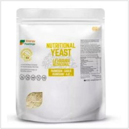 Energy Feelings Levure Nutritionnelle Ail Parmesan 250 g - Super Aliment Vegan, Riche en Protéines et Vitamines B