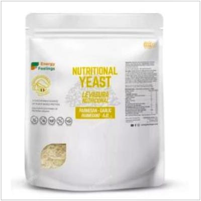 Energy Feelings Levure Nutritionnelle Ail Parmesan 250 g - Super Aliment Vegan, Riche en Protéines et Vitamines B Energy Feelings Levure Nutritionnelle Ail Parmesan 250 g - Super Aliment Vegan, Riche en Protéines et Vitamines B