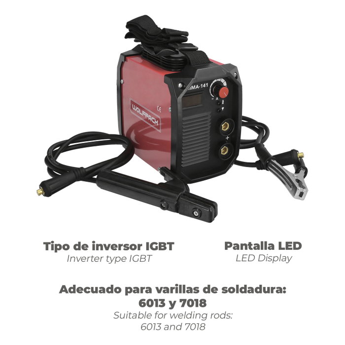 WOLFPACK LINEA PROFESIONAL Poste de soudage inverter 10-120 A