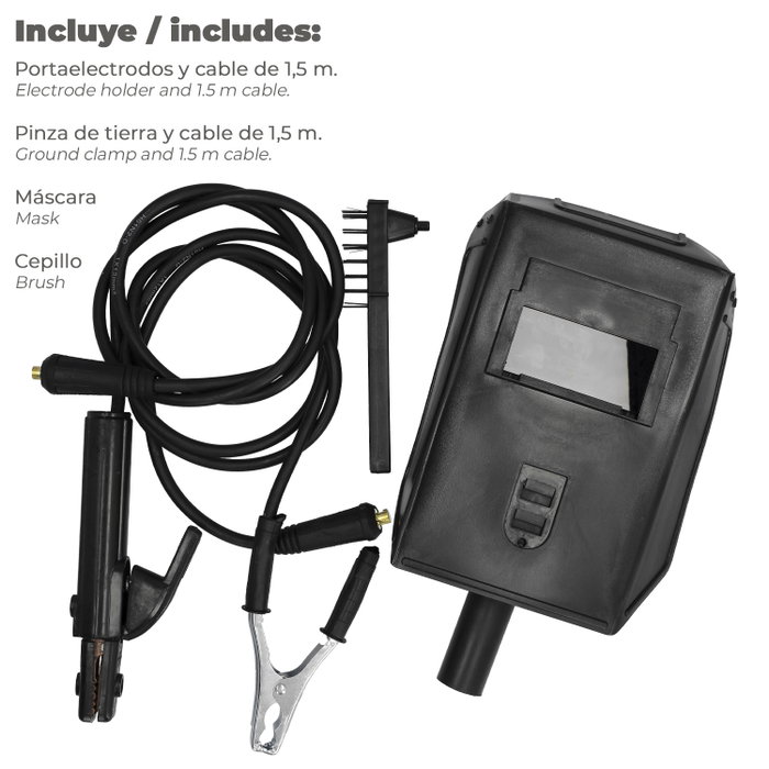 WOLFPACK LINEA PROFESIONAL Poste de soudage inverter 10-120 A