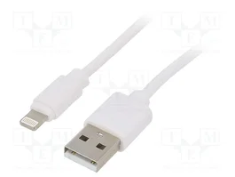 GEMBIRD Câble Cablexpert USB 2.0 Lightning vers USB A 1m blanc