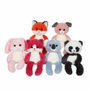 Gipsy Toys Peluche Chat Leggies Framboise, 48 cm