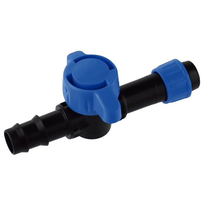 Aqua Control Valve de passage Ø16 mm pour tube et bande de goutte-à-goutte, blister de 3 unités Aqua Control Valve de passage Ø16 mm pour tube et bande de goutte-à-goutte, blister de 3 unités