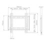 Holmios Support de TV fixe 23 pouces