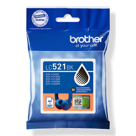 Brother LC-521BK / LC521BK Cartouche d'encre noire originale pour imprimante