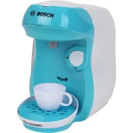 Klein 9520 - Machine à expresso électronique jouet pour enfants, modèle Bosch Happy, avec réservoir d'eau, système d'écoulement et accessoires