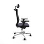 Piqueras y Crespo Chaise de Bureau Mardos Gris foncé