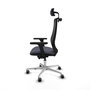 Piqueras y Crespo Chaise de Bureau Mardos Gris foncé