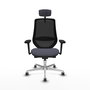 Piqueras y Crespo Chaise de Bureau Mardos Gris foncé