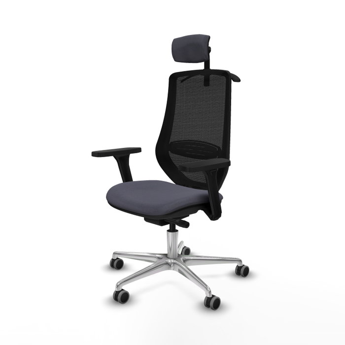 Piqueras y Crespo Chaise de Bureau Mardos Gris foncé Piqueras y Crespo Chaise de Bureau Mardos Gris foncé