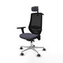 Piqueras y Crespo Chaise de Bureau Mardos Gris foncé