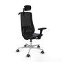 Piqueras y Crespo Chaise de Bureau Mardos Gris foncé