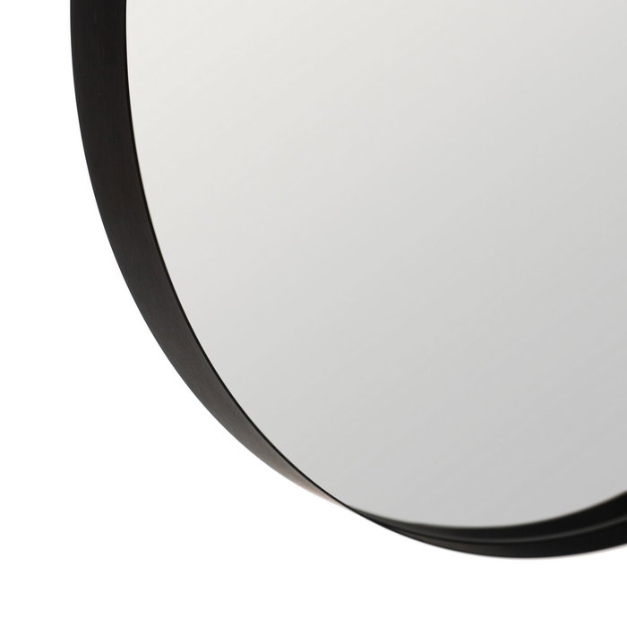 BigBuy Home Miroir mural Noir 120 x 4,2 x 120 cm