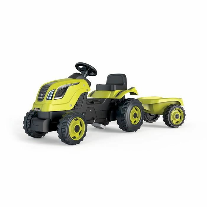 Smoby Tracteur Farmer XL Vert avec Remorque Smoby Tracteur Farmer XL Vert avec Remorque