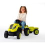 Smoby Tracteur Farmer XL Vert avec Remorque