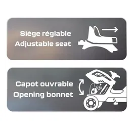 Smoby Tracteur à pédales avec remorque Farmer XL pour enfant à partir de 3 ans - Vert - Fabriqué en France