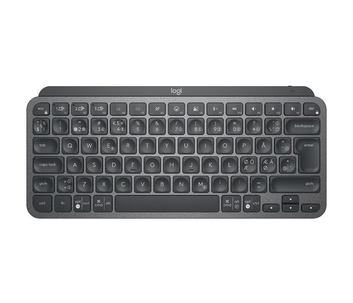 Logitech MX Keys Mini - Clavier Bluetooth minimaliste sans fil avec rétroéclairage - Layout Scandinave/Danois/Norvégien/Suédois/Finlandais AZERTY - Compatible Logi Bolt - Graphite Logitech MX Keys Mini - Clavier Bluetooth minimaliste sans fil avec rétroéclairage - Layout Scandinave/Danois/Norvégien/Suédois/Finlandais AZERTY - Compatible Logi Bolt - Graphite