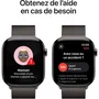 Apple Watch Series 10 GPS + Cellular 46 mm Boîtier Titane Ardoise Bracelet Boucle Milanaise Ardoise S/M