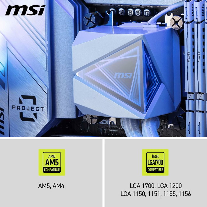 MSI MAG CORELIQUID I360 WHITE Kit de refroidissement liquide Blanc