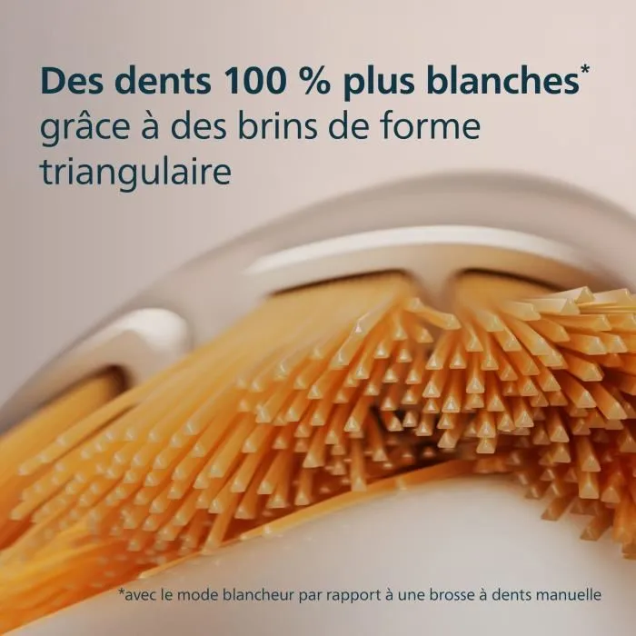 Philips Lot de 4 Têtes de Brosse HX9094/87 Blanc pour Brosses à Dents Électriques Adultes