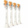 Philips HX9094/87 Têtes de brosse A3 Premium All-in-One, Lot de 4, Blanc