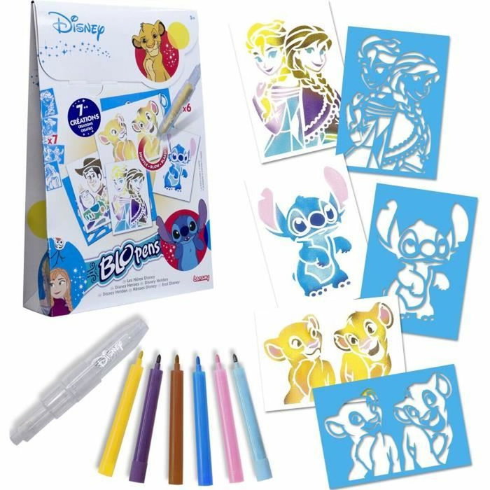 Lansay Blopens Les Héros Disney avec 7 pochoirs Lansay Blopens Les Héros Disney avec 7 pochoirs