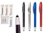 Pincello Stylo pointe fine assorti 6.7 x 21 x 1.5 cm plastique bleu noir rouge argent (Set de 24)