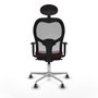Piqueras y Crespo Chaise de Bureau 1D086G1 Bordeaux
