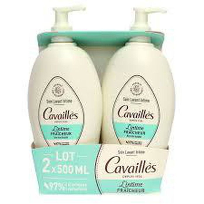 Roge Cavailles - Soin Intime Fraîcheur Gel Lavant - Lot de 2 Flacons de 500 ml Roge Cavailles - Soin Intime Fraîcheur Gel Lavant - Lot de 2 Flacons de 500 ml