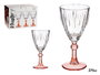 Vivalto Verre à Vin Couleur Saumon 275 ml 9x18.5x9 cm (Set de 36)