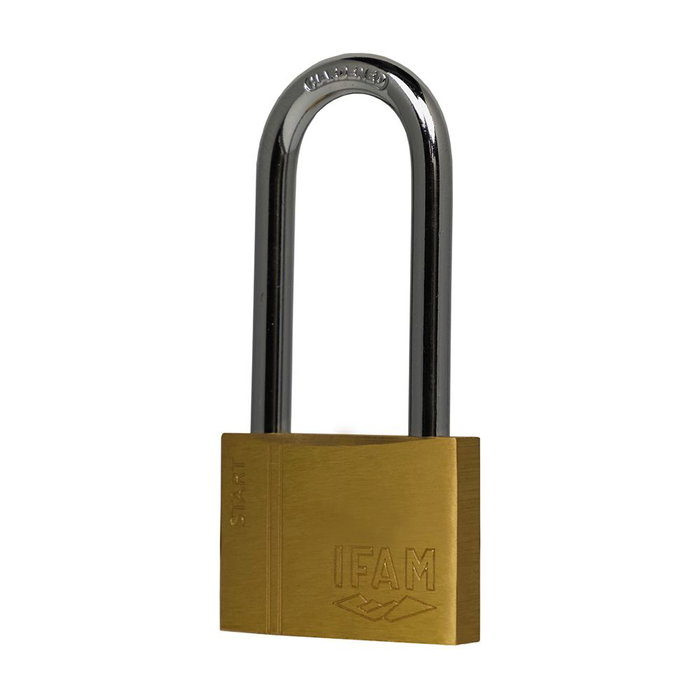 Ifam SR50AL 075010SR Cadenas à arceau long 50mm en acier trempé et laiton